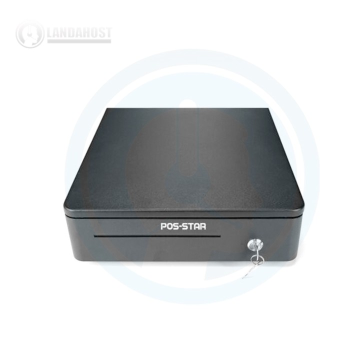 GAVETA DE DINERO PS-STAR 330R 4 BILLETES/8 MONEDAS/RJ11 /NEGRO/ 12-24 V / 33CM(ANCHO) X 35.5CM(LARGO) X 9CM( ALTO)